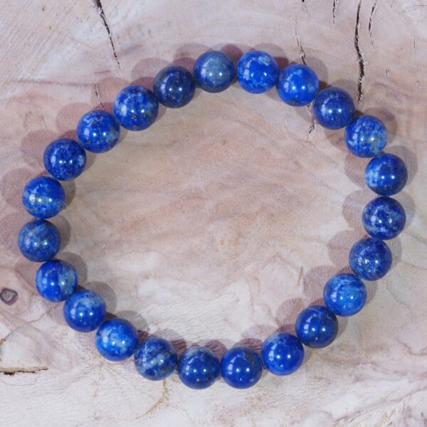 Bracelet Lapis-Lazuli perles 8 mm – Image 3