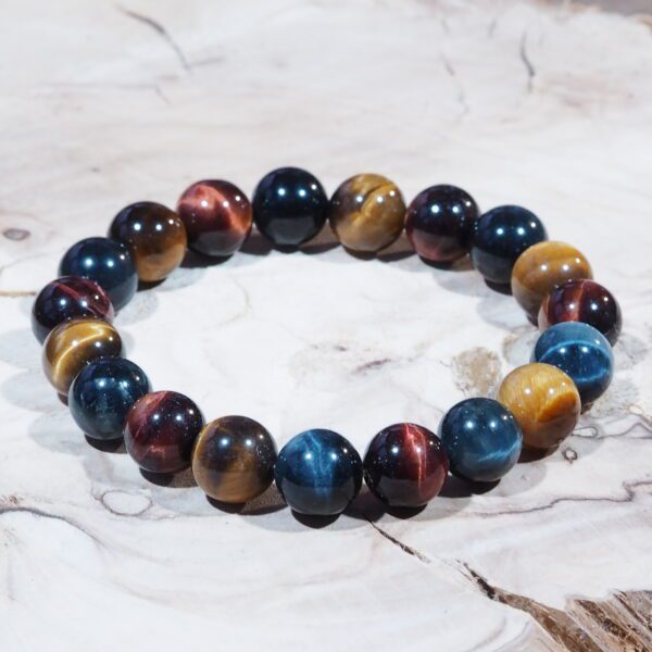 Œil Tigre - Bœuf - Faucon perles 12 mm – Image 5