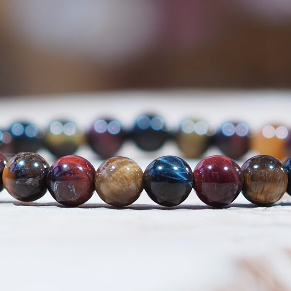 Œil Tigre - Bœuf - Faucon perles 6 mm – Image 3