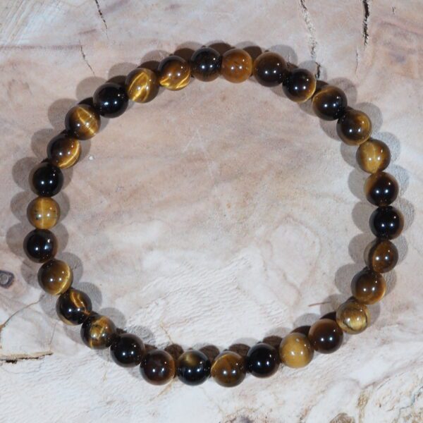 Œil de Tigre perles 6 mm Qualité A – Image 5