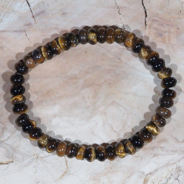 Bracelet Œil de Tigre perles 5 mm ovales – Image 5