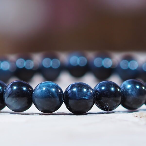Bracelet Œil de Faucon perles 6 mm – Image 3