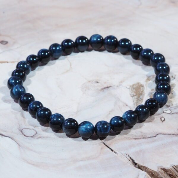 Bracelet Œil de Faucon perles 6 mm – Image 4