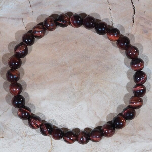Bracelet Œil de Taureau perles 6 mm – Image 5