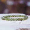 Bracelet Péridot perles 6 mm