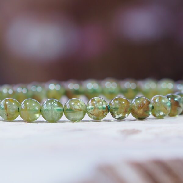 Bracelet Péridot perles 6 mm – Image 5