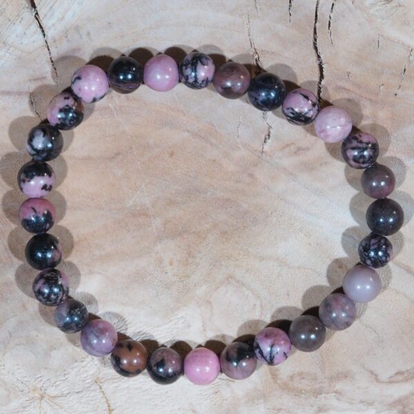 Bracelet Rhodonite perles 6 mm – Image 5
