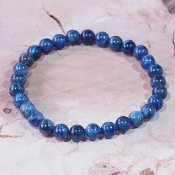 Bracelet Sodalite foncée perles 6 mm – Image 4